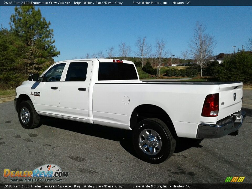 2018 Ram 2500 Tradesman Crew Cab 4x4 Bright White / Black/Diesel Gray Photo #8