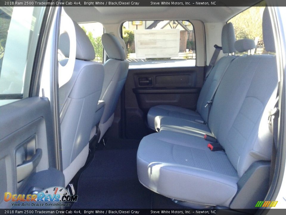 Rear Seat of 2018 Ram 2500 Tradesman Crew Cab 4x4 Photo #10