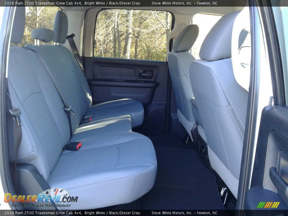 Rear Seat of 2018 Ram 2500 Tradesman Crew Cab 4x4 Photo #12