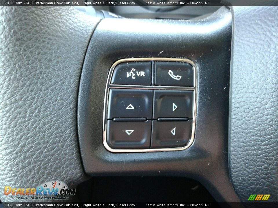 2018 Ram 2500 Tradesman Crew Cab 4x4 Bright White / Black/Diesel Gray Photo #15