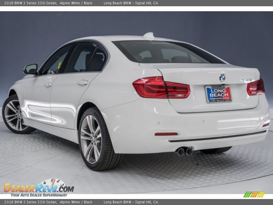 2018 BMW 3 Series 330i Sedan Alpine White / Black Photo #3