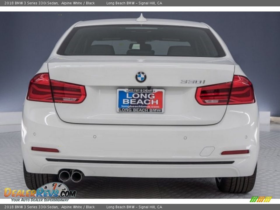 2018 BMW 3 Series 330i Sedan Alpine White / Black Photo #4
