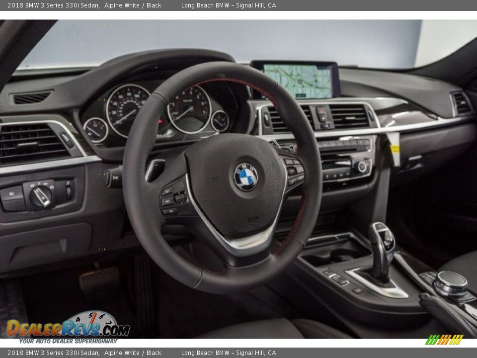 2018 BMW 3 Series 330i Sedan Alpine White / Black Photo #5