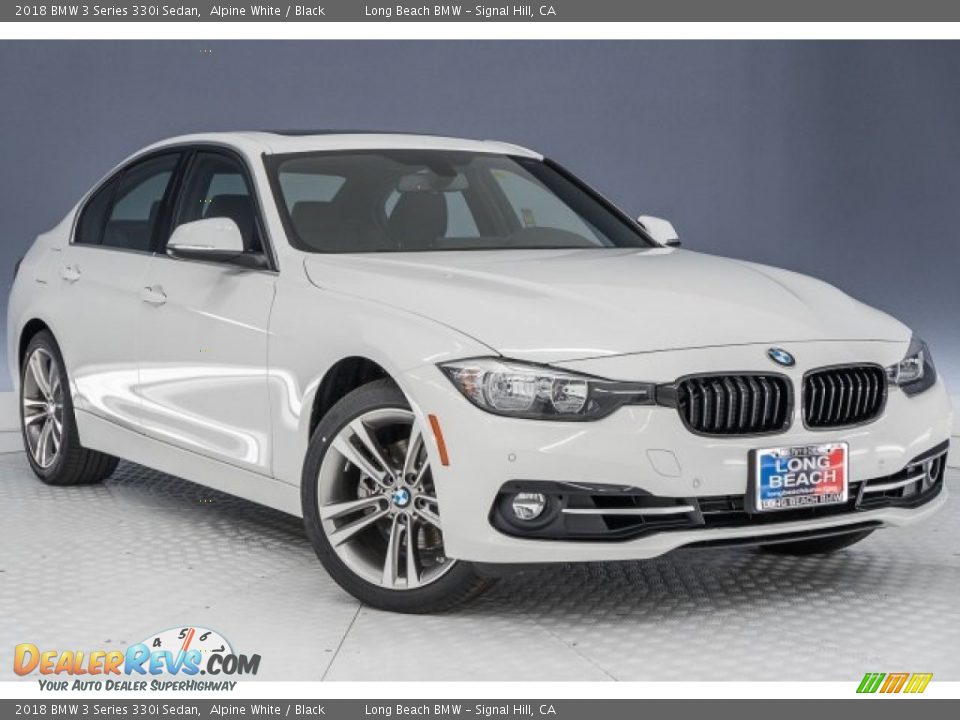 2018 BMW 3 Series 330i Sedan Alpine White / Black Photo #11