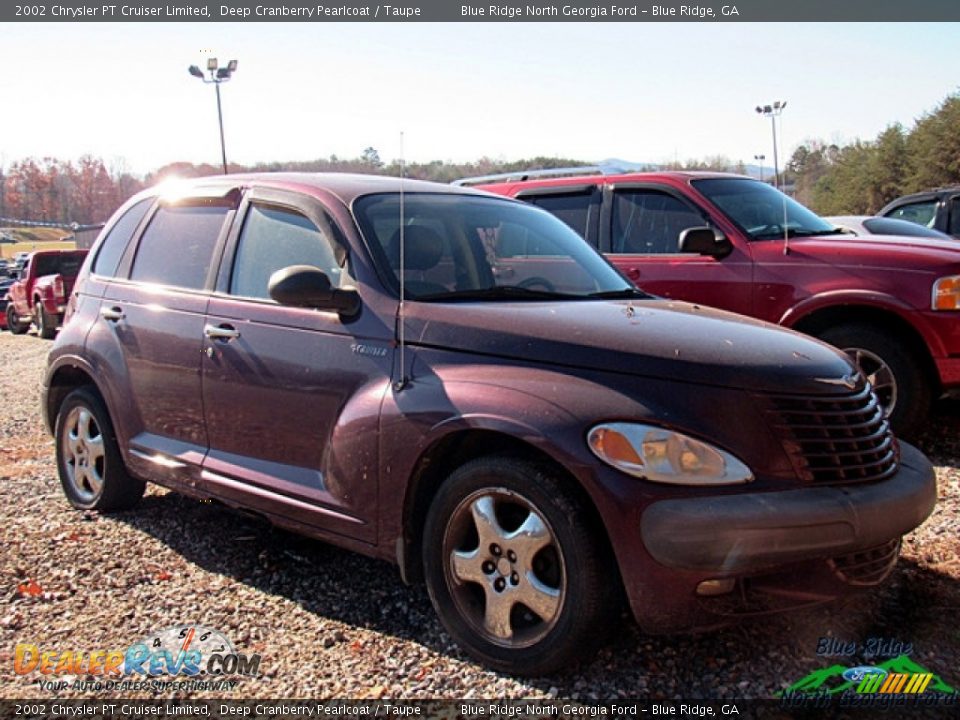 2002 Chrysler PT Cruiser Limited Deep Cranberry Pearlcoat / Taupe Photo #2