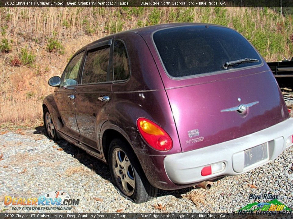 2002 Chrysler PT Cruiser Limited Deep Cranberry Pearlcoat / Taupe Photo #4