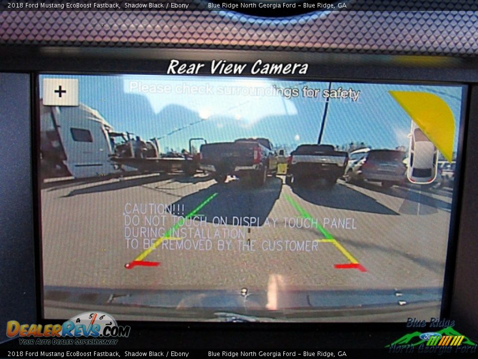 2018 Ford Mustang EcoBoost Fastback Shadow Black / Ebony Photo #19