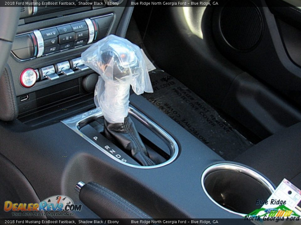 2018 Ford Mustang EcoBoost Fastback Shadow Black / Ebony Photo #21