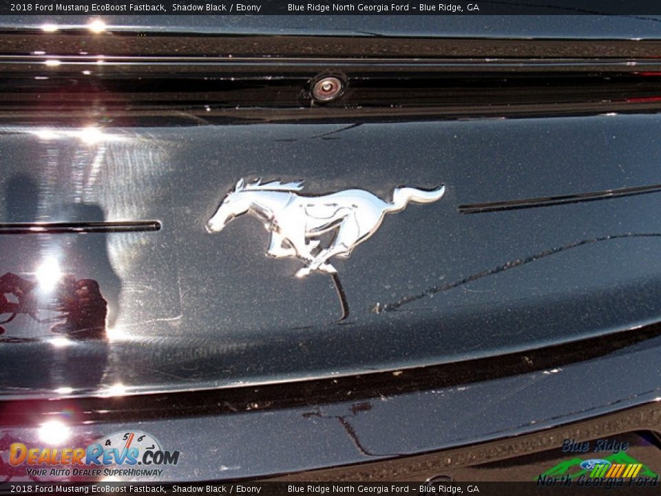 2018 Ford Mustang EcoBoost Fastback Shadow Black / Ebony Photo #28
