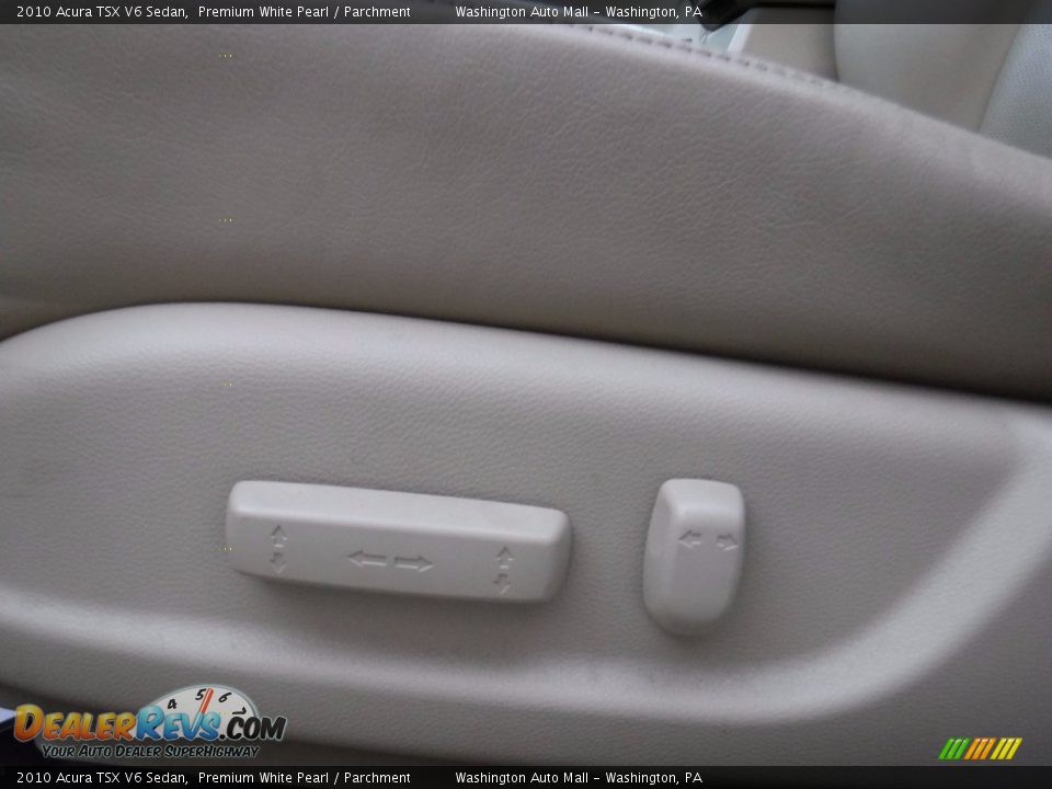 2010 Acura TSX V6 Sedan Premium White Pearl / Parchment Photo #15