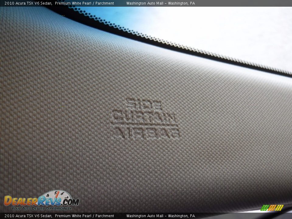 2010 Acura TSX V6 Sedan Premium White Pearl / Parchment Photo #22