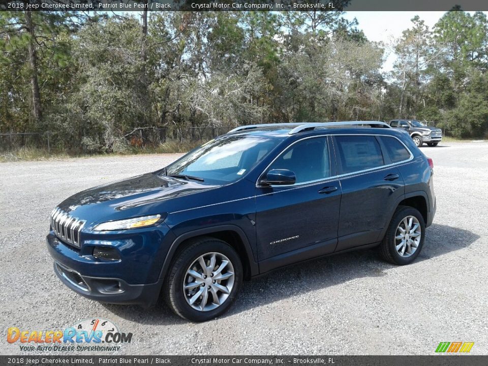 2018 Jeep Cherokee Limited Patriot Blue Pearl / Black Photo #1