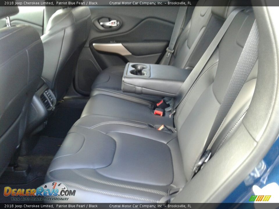 2018 Jeep Cherokee Limited Patriot Blue Pearl / Black Photo #10