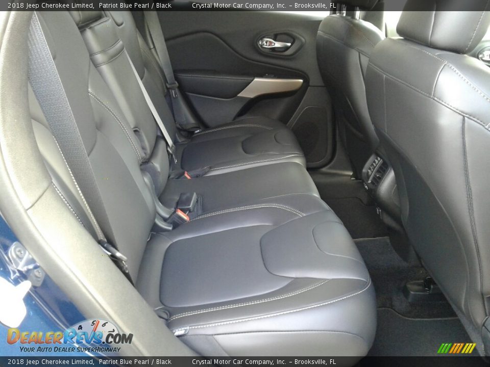 2018 Jeep Cherokee Limited Patriot Blue Pearl / Black Photo #11