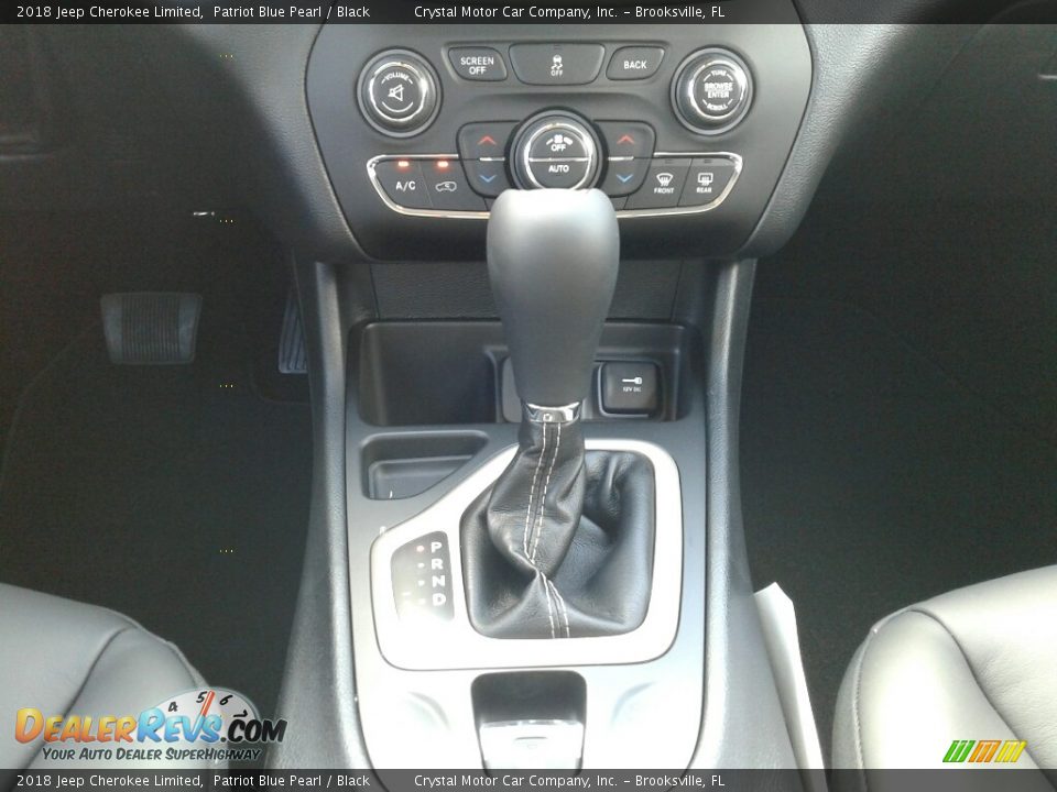 2018 Jeep Cherokee Limited Patriot Blue Pearl / Black Photo #16