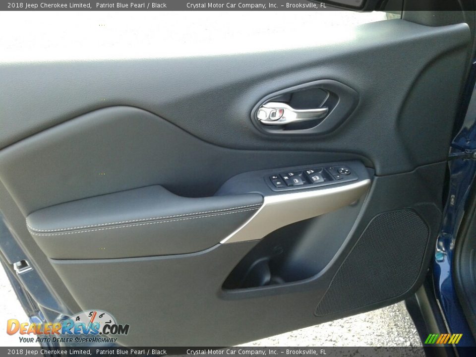2018 Jeep Cherokee Limited Patriot Blue Pearl / Black Photo #17