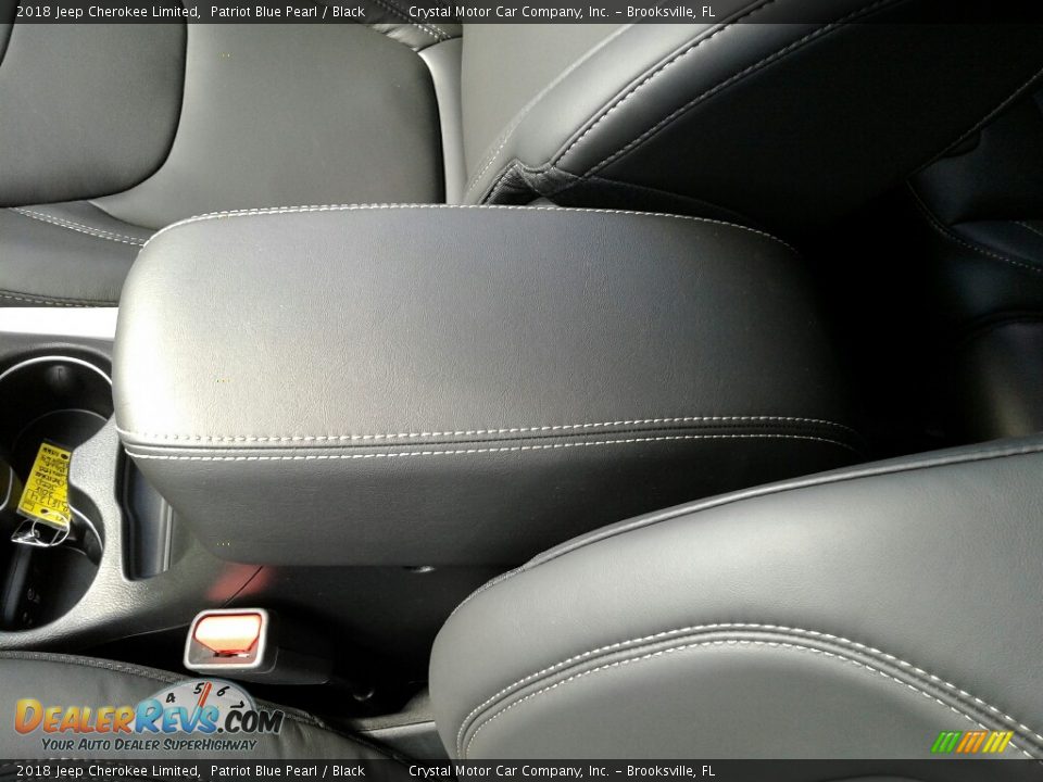2018 Jeep Cherokee Limited Patriot Blue Pearl / Black Photo #18