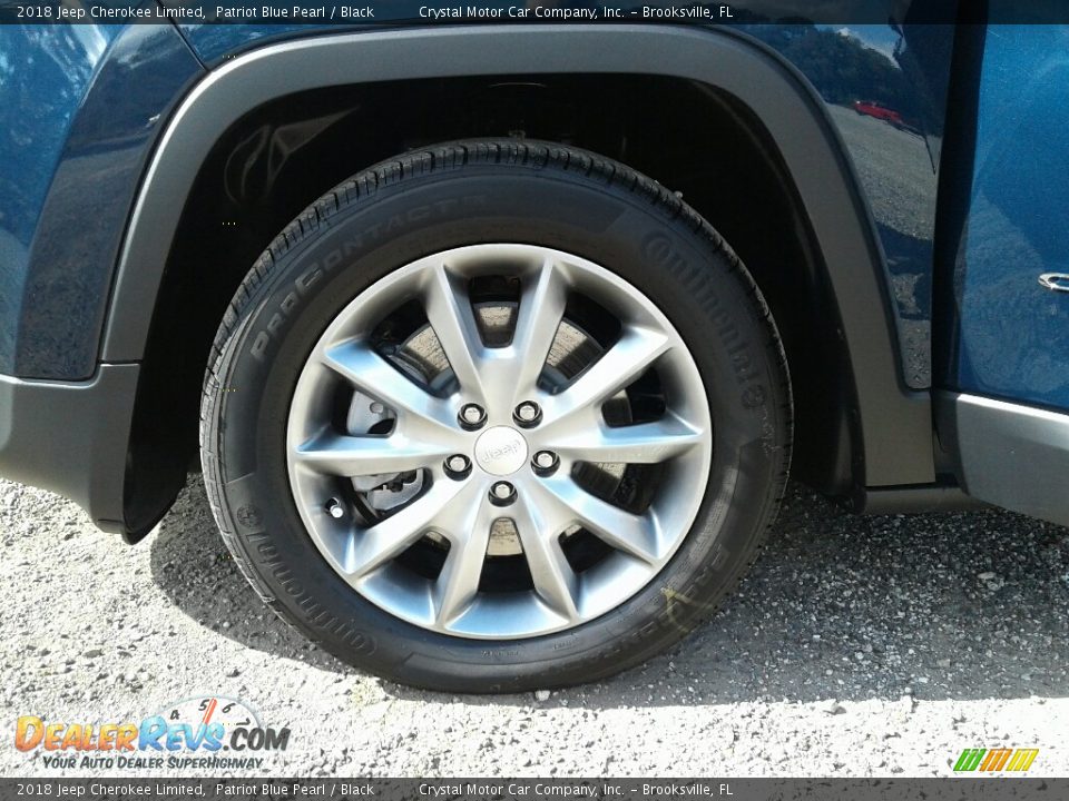 2018 Jeep Cherokee Limited Patriot Blue Pearl / Black Photo #20