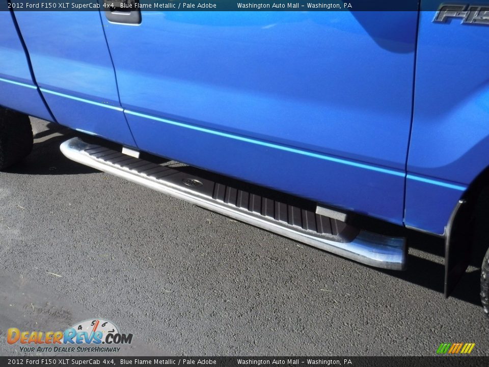 2012 Ford F150 XLT SuperCab 4x4 Blue Flame Metallic / Pale Adobe Photo #4