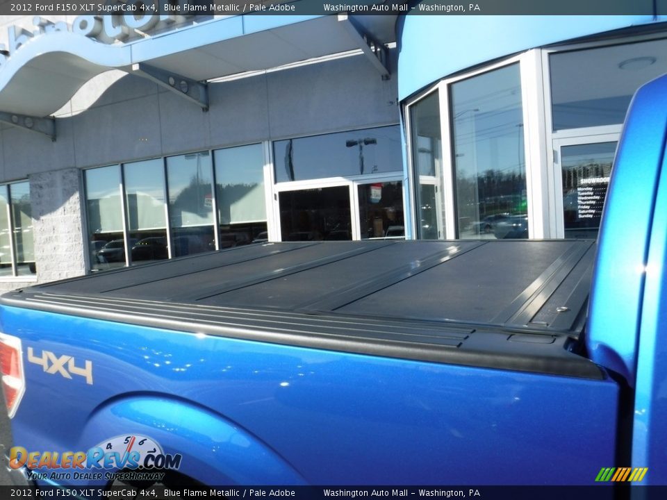 2012 Ford F150 XLT SuperCab 4x4 Blue Flame Metallic / Pale Adobe Photo #7