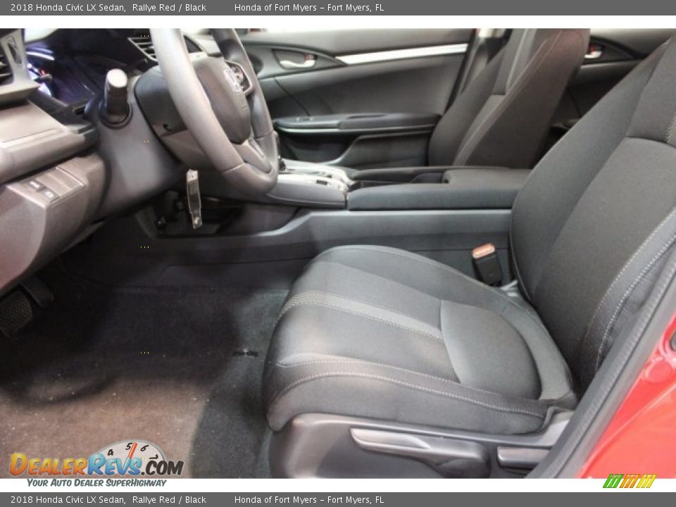 Front Seat of 2018 Honda Civic LX Sedan Photo #12