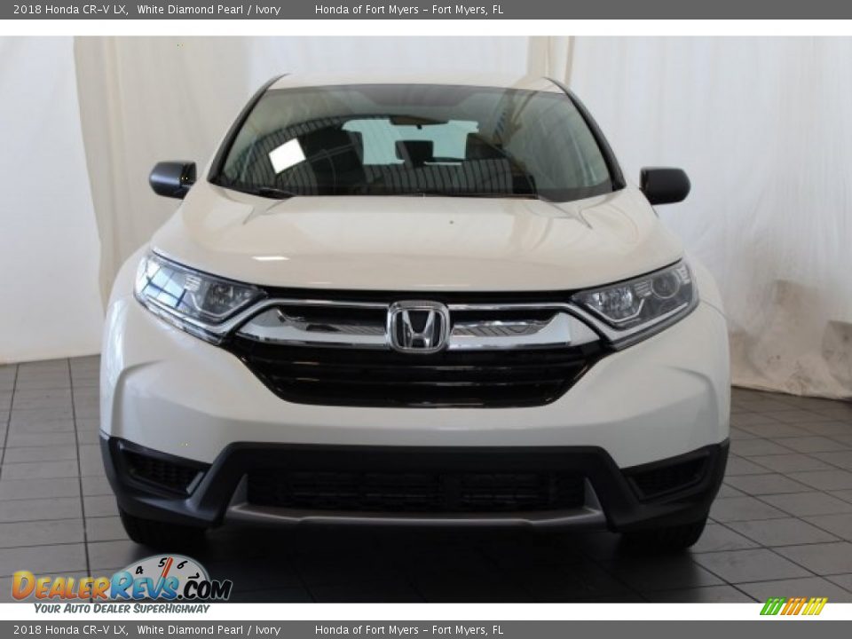 2018 Honda CR-V LX White Diamond Pearl / Ivory Photo #3