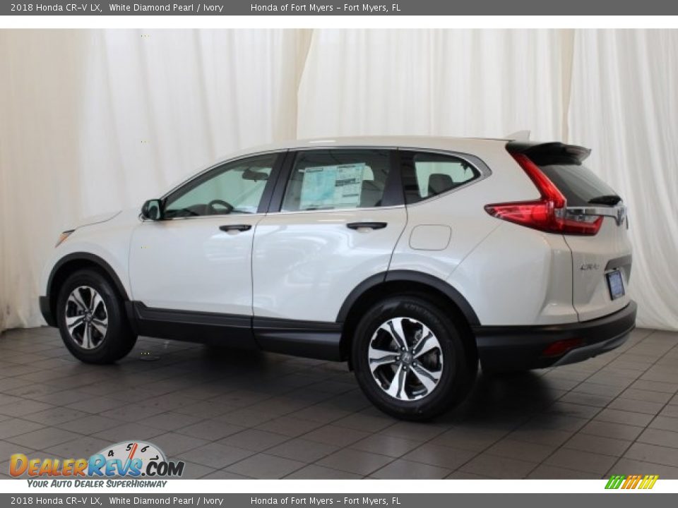 2018 Honda CR-V LX White Diamond Pearl / Ivory Photo #6