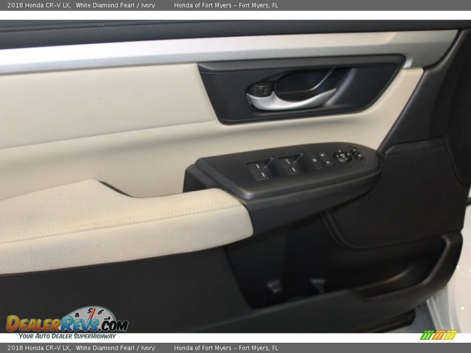 2018 Honda CR-V LX White Diamond Pearl / Ivory Photo #8