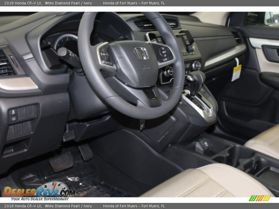 2018 Honda CR-V LX White Diamond Pearl / Ivory Photo #11
