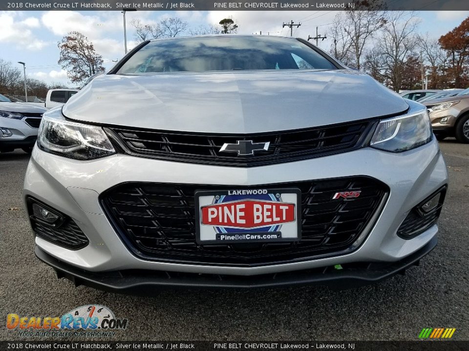 2018 Chevrolet Cruze LT Hatchback Silver Ice Metallic / Jet Black Photo #2