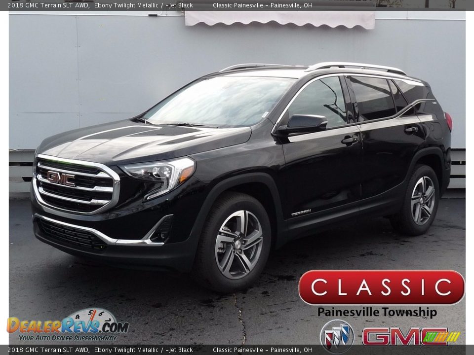 2018 GMC Terrain SLT AWD Ebony Twilight Metallic / ­Jet Black Photo #1