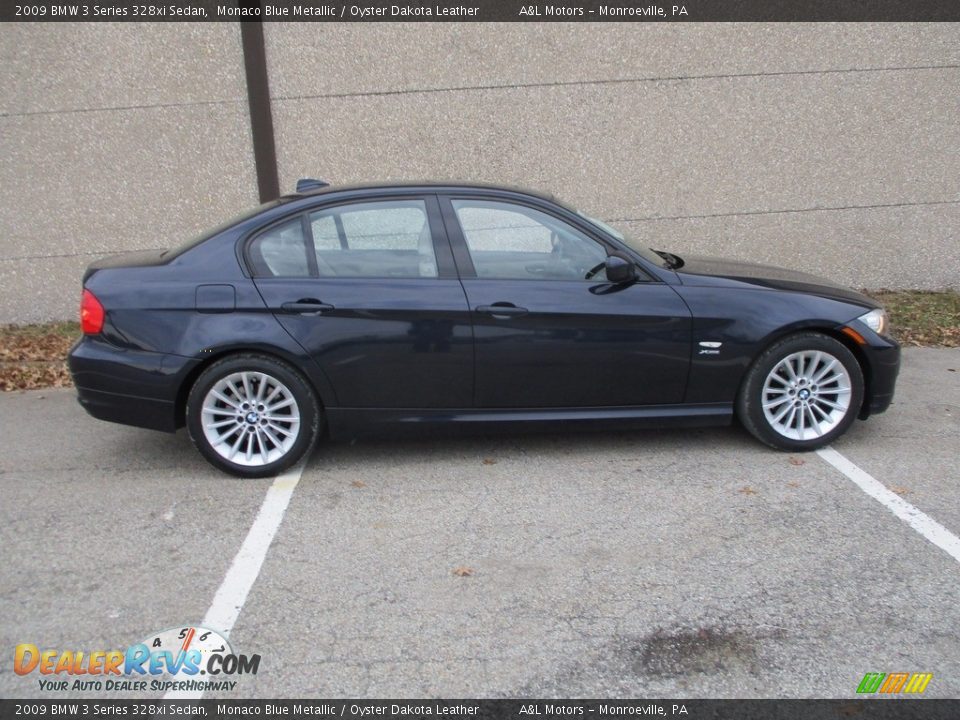 2009 BMW 3 Series 328xi Sedan Monaco Blue Metallic / Oyster Dakota Leather Photo #2