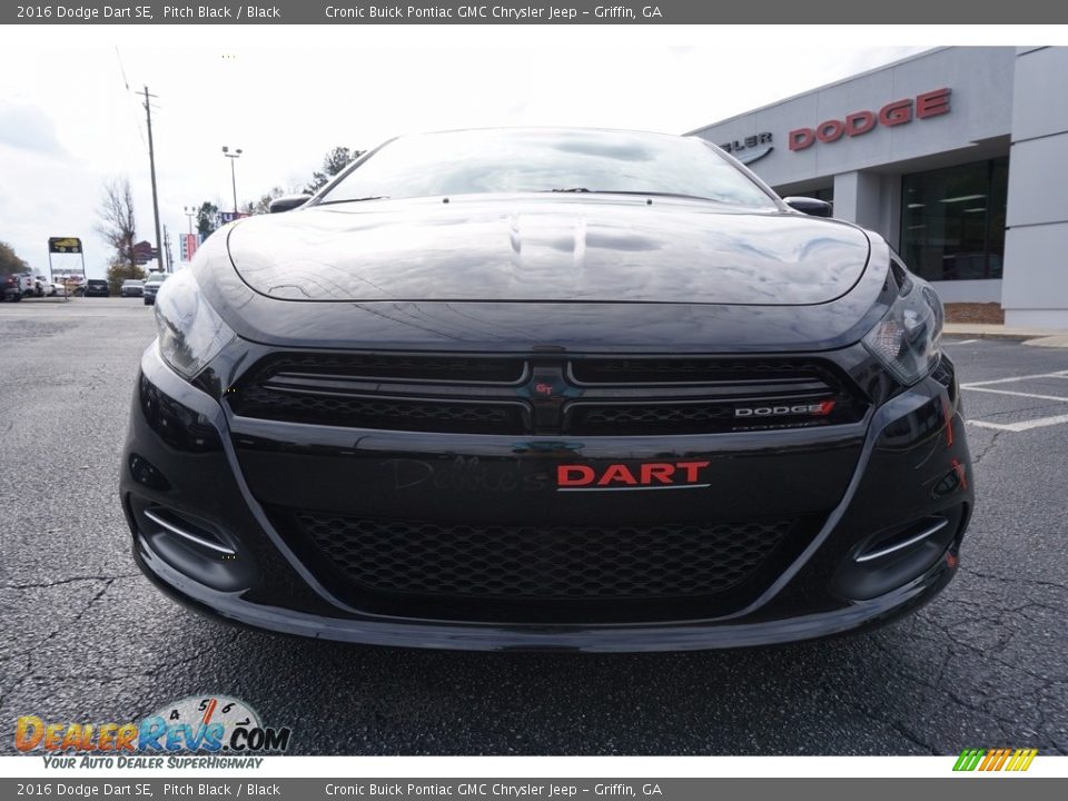 2016 Dodge Dart SE Pitch Black / Black Photo #2