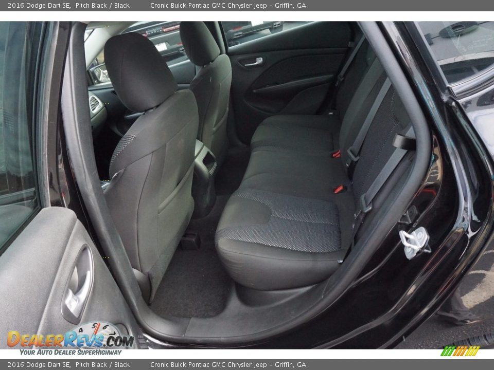 2016 Dodge Dart SE Pitch Black / Black Photo #12