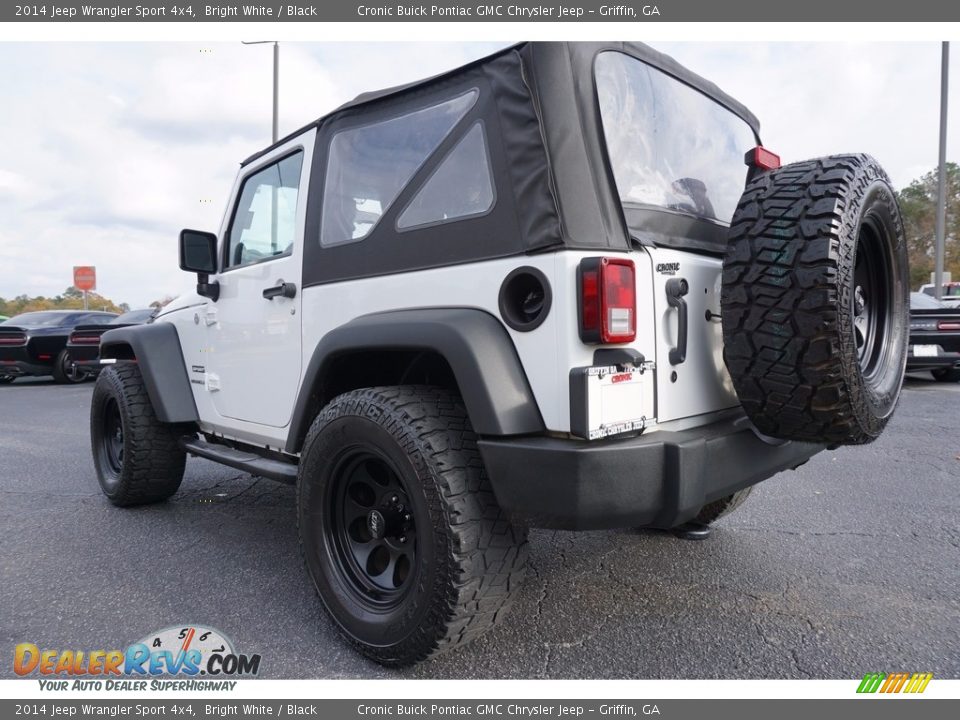 2014 Jeep Wrangler Sport 4x4 Bright White / Black Photo #5