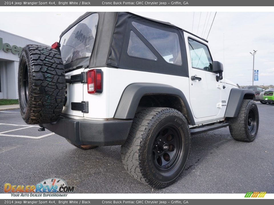 2014 Jeep Wrangler Sport 4x4 Bright White / Black Photo #7