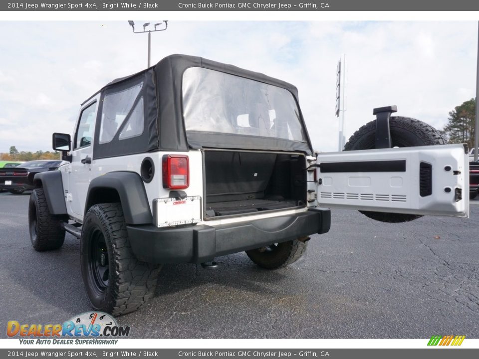 2014 Jeep Wrangler Sport 4x4 Bright White / Black Photo #17