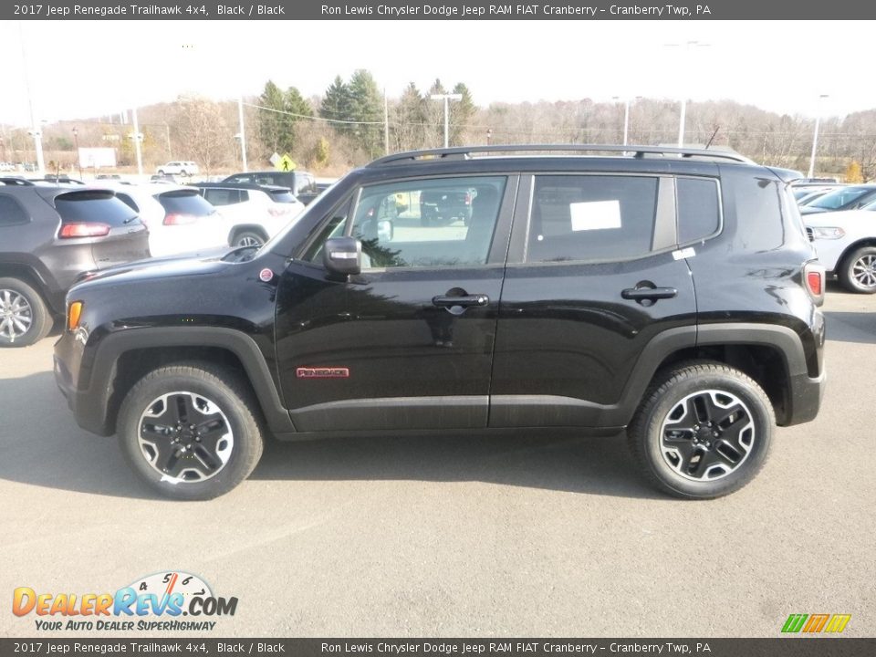 2017 Jeep Renegade Trailhawk 4x4 Black / Black Photo #2
