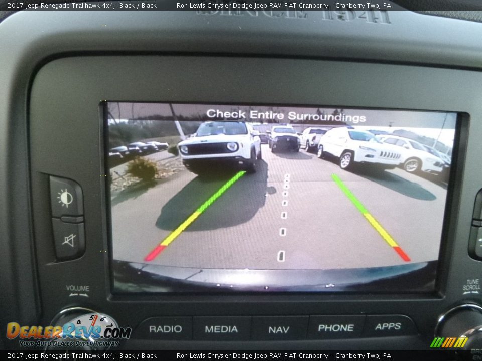 2017 Jeep Renegade Trailhawk 4x4 Black / Black Photo #18