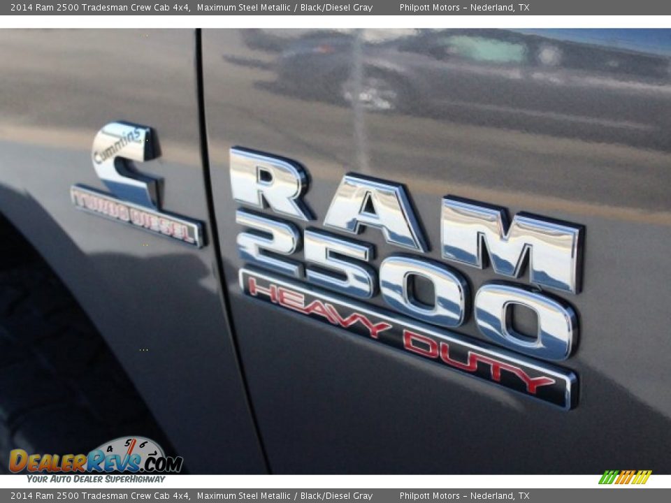 2014 Ram 2500 Tradesman Crew Cab 4x4 Maximum Steel Metallic / Black/Diesel Gray Photo #7
