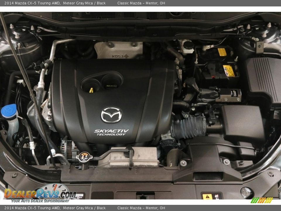 2014 Mazda CX-5 Touring AWD Meteor Gray Mica / Black Photo #16