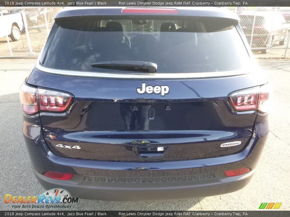 2018 Jeep Compass Latitude 4x4 Jazz Blue Pearl / Black Photo #4