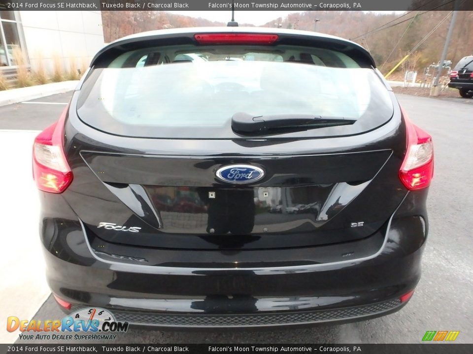 2014 Ford Focus SE Hatchback Tuxedo Black / Charcoal Black Photo #3