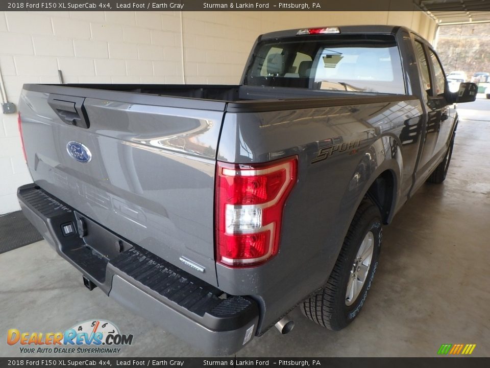 2018 Ford F150 XL SuperCab 4x4 Lead Foot / Earth Gray Photo #2