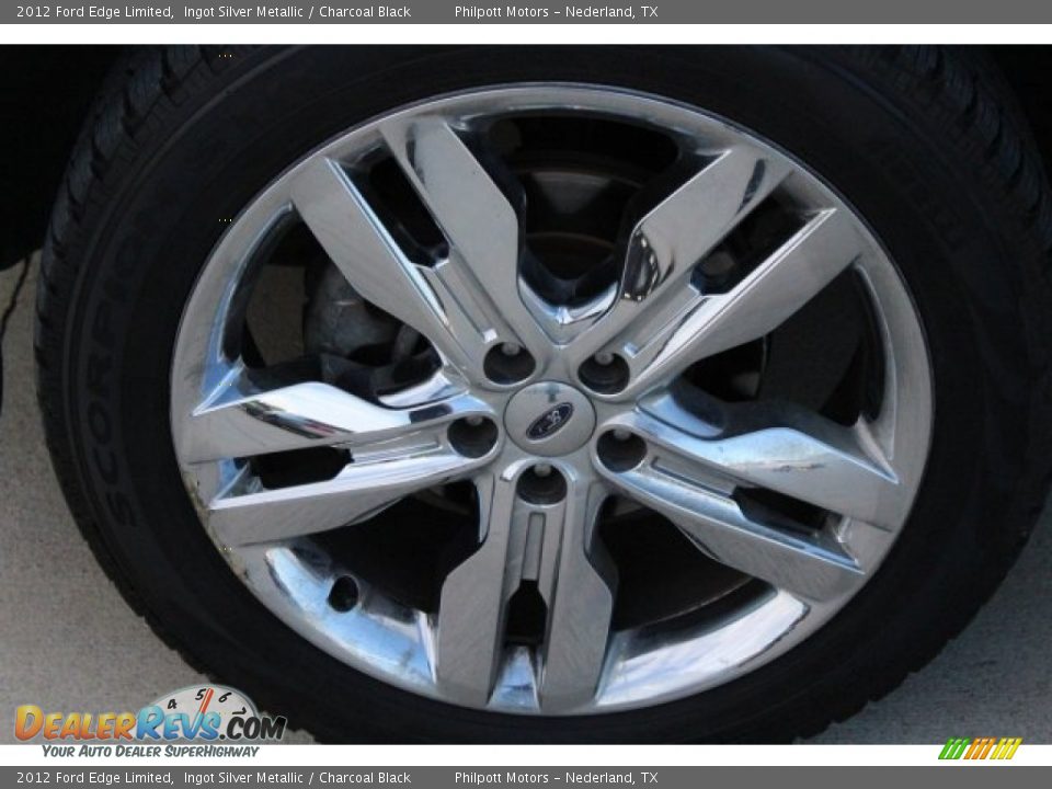 2012 Ford Edge Limited Ingot Silver Metallic / Charcoal Black Photo #4