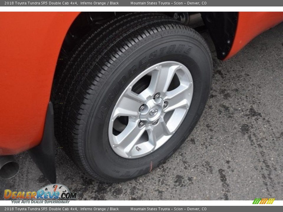 2018 Toyota Tundra SR5 Double Cab 4x4 Inferno Orange / Black Photo #9