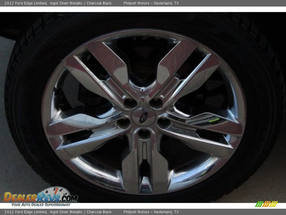 2012 Ford Edge Limited Ingot Silver Metallic / Charcoal Black Photo #9
