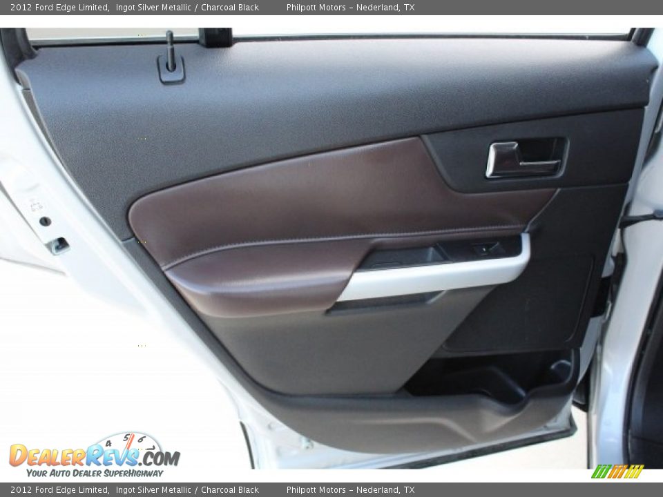 2012 Ford Edge Limited Ingot Silver Metallic / Charcoal Black Photo #21