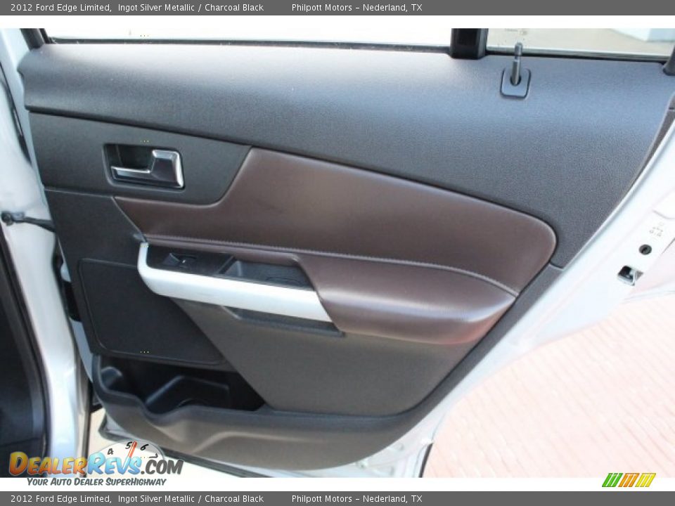 2012 Ford Edge Limited Ingot Silver Metallic / Charcoal Black Photo #26