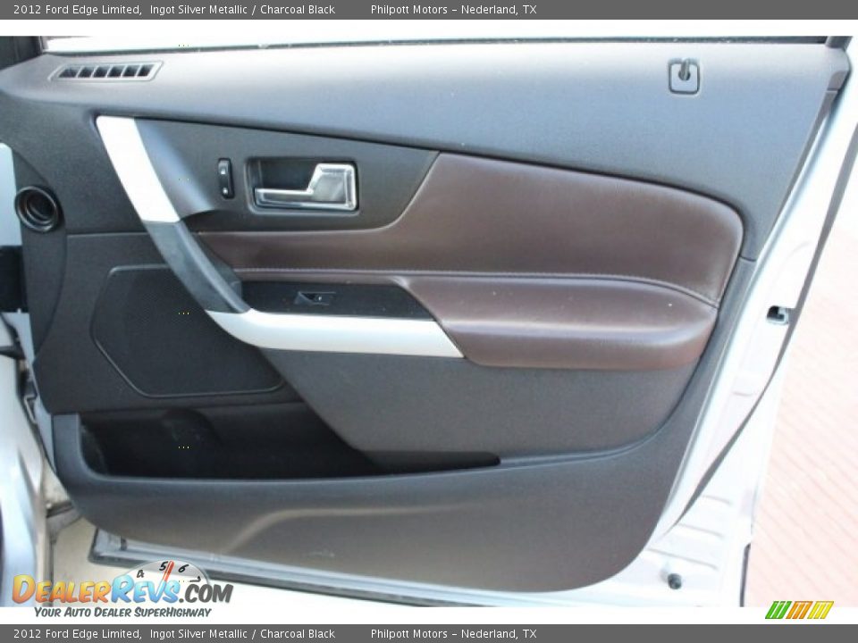2012 Ford Edge Limited Ingot Silver Metallic / Charcoal Black Photo #28